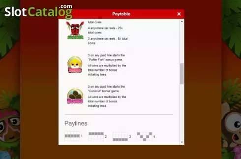 Скрин7. Tiki Island (Gamesys) слот