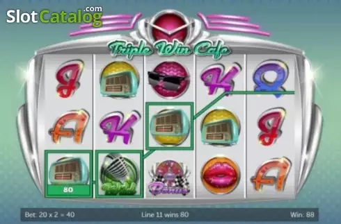 Скрин4. Triple Win Cafe слот
