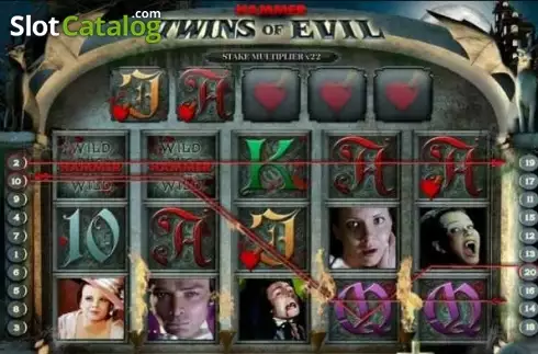 Скрин2. Twins of Evil слот