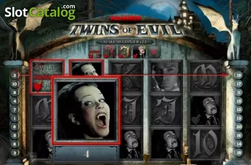 Скрин3. Twins of Evil слот