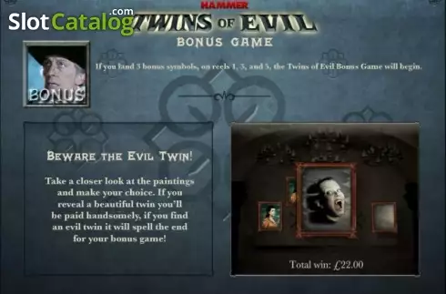 Скрин7. Twins of Evil слот