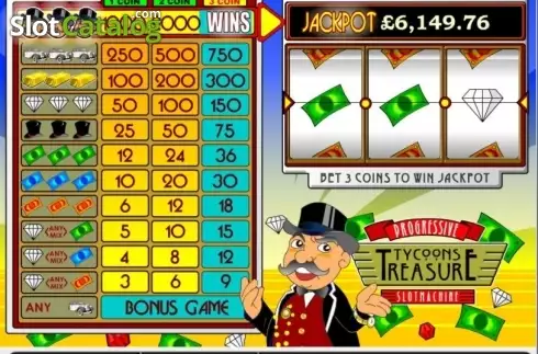 Скрин3. Tycoon's Treasure Progressive слот