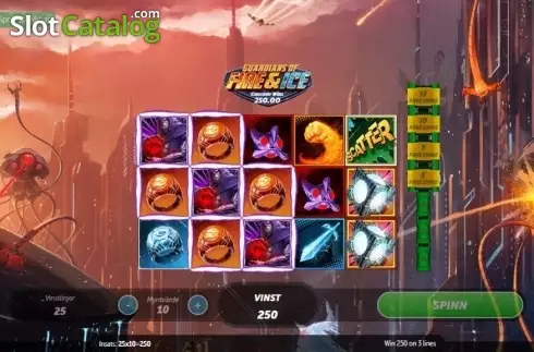 Скрин3. Guardians of Fire and Ice (Gamesys) слот
