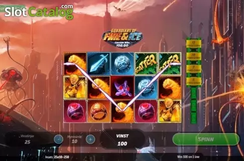 Скрин4. Guardians of Fire and Ice (Gamesys) слот