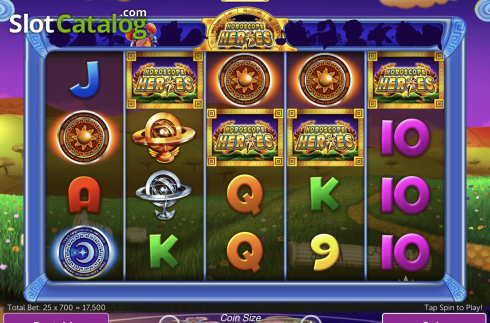 Скрин2. Horoscope Heroes слот