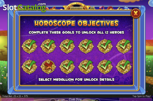 Скрин3. Horoscope Heroes слот