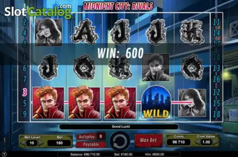Скрин4. Midnight City: Rivals слот
