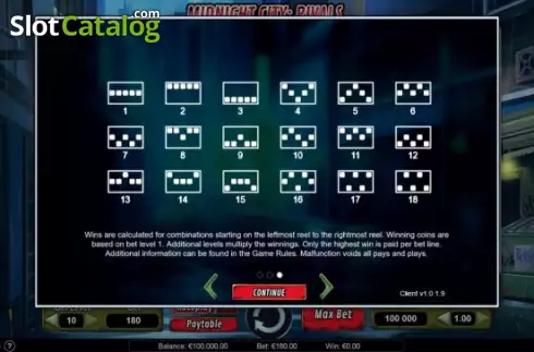 Скрин7. Midnight City: Rivals слот