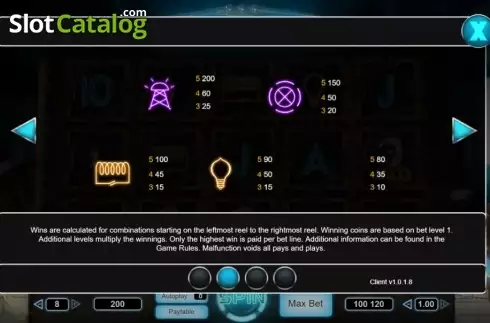Скрин8. Tesla Coins слот