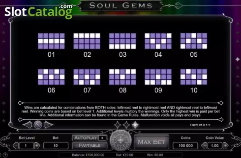 Скрин9. Soul Gems слот