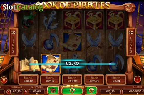 Скрин5. Book of pirates слот