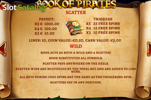 Скрин8. Book of pirates слот