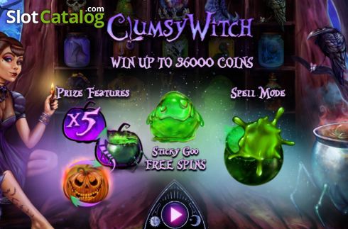 Скрин2. Clumsy Witch слот
