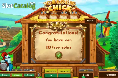 Скрин8. Golden Chick (Gaming Corps) слот