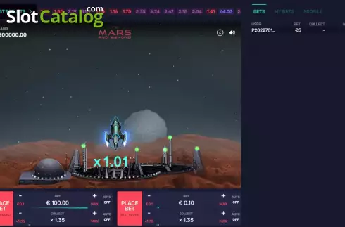Скрин2. To Mars And Beyond слот