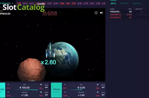 Скрин4. To Mars And Beyond слот