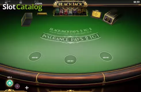 Скрин2. Blackjack Multihand (Gaming Corps) слот