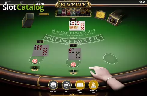 Скрин3. Blackjack Multihand (Gaming Corps) слот