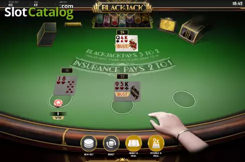 Скрин4. Blackjack Multihand (Gaming Corps) слот