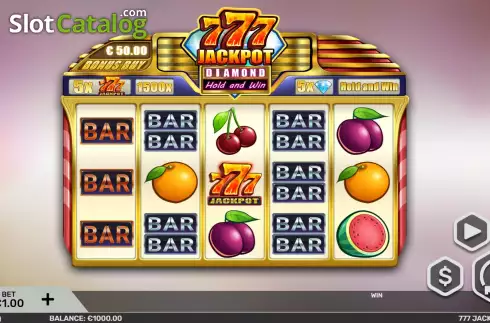 Скрин2. 777 Jackpot Diamond слот