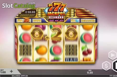 Скрин3. 777 Jackpot Diamond слот