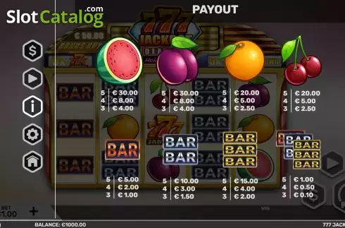 Скрин7. 777 Jackpot Diamond слот