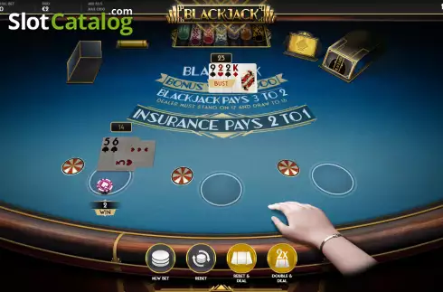 Скрин4. Blackjack Bonus Wheel 1000 слот