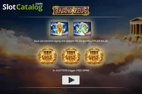 Скрин2. Raging Zeus слот