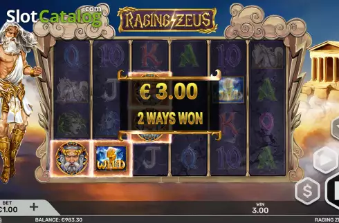 Скрин5. Raging Zeus слот