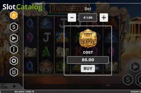 Скрин7. Raging Zeus слот