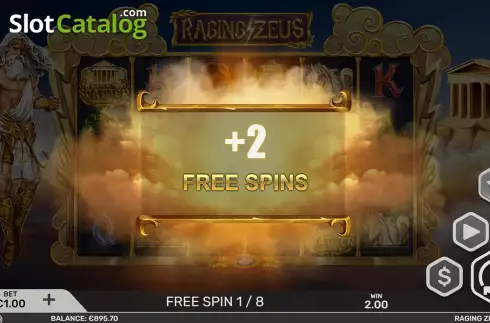 Скрин8. Raging Zeus слот