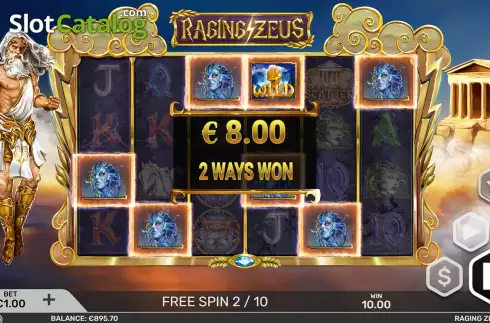 Скрин9. Raging Zeus слот