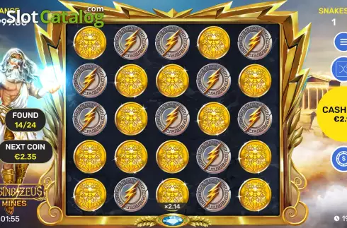 Скрин5. Raging Zeus Mines слот