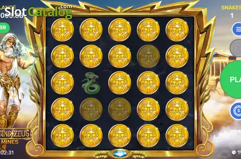 Скрин8. Raging Zeus Mines слот