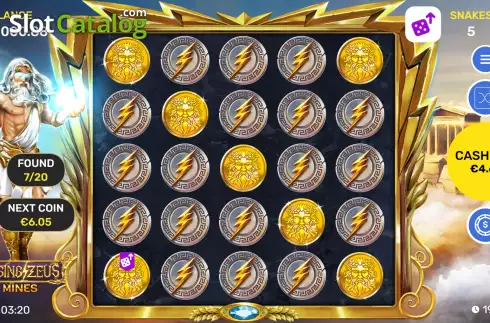 Скрин9. Raging Zeus Mines слот