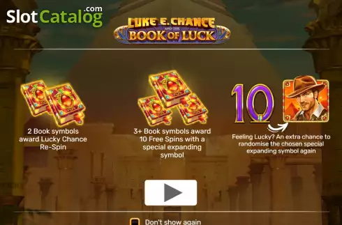 Скрин2. Luke E. Chance and the Book of Luck слот