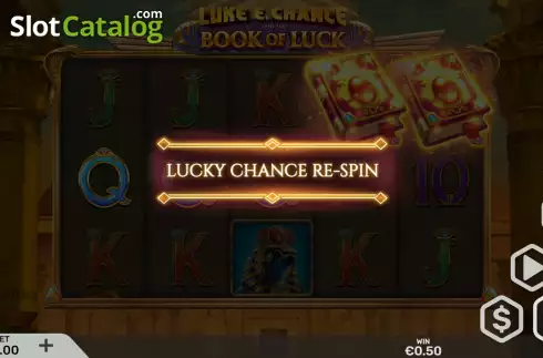 Скрин7. Luke E. Chance and the Book of Luck слот