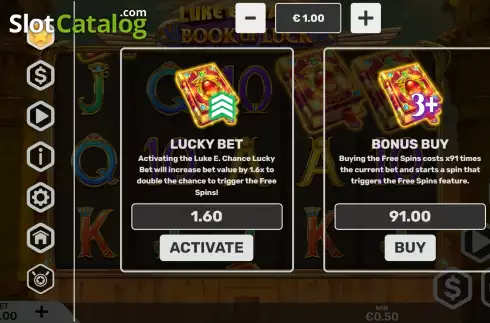 Скрин9. Luke E. Chance and the Book of Luck слот
