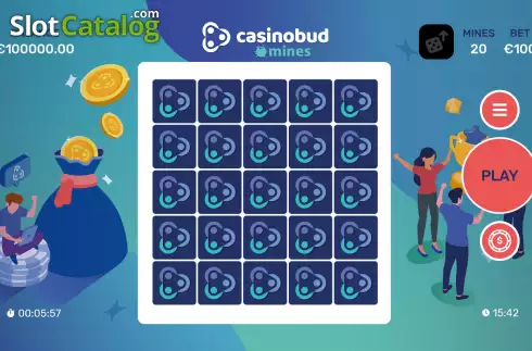 Скрин2. Casinobud Mines слот