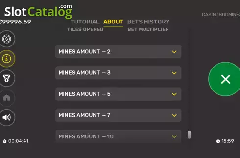 Скрин9. Casinobud Mines слот