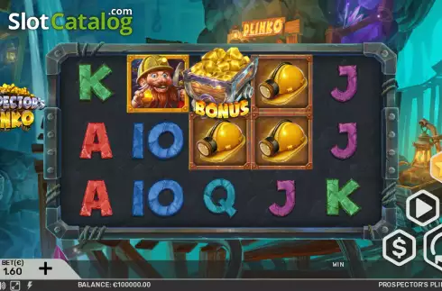 Скрин2. Prospector's Plinko слот