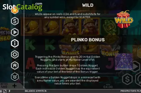 Скрин6. Prospector's Plinko слот