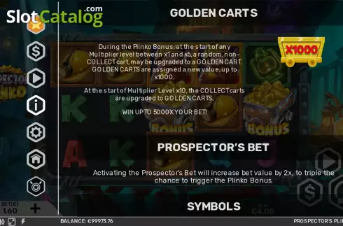 Скрин8. Prospector's Plinko слот