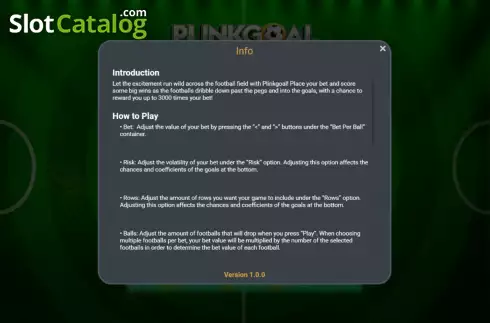 Скрин7. Plinkgoal слот