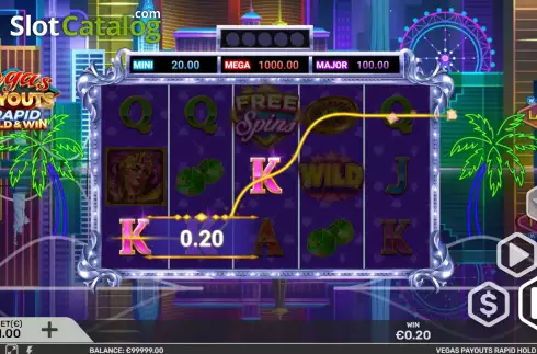 Скрин3. Vegas Payouts Rapid Hold and Win слот