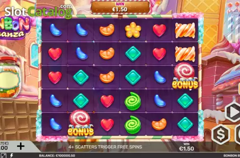 Скрин3. Bonbon Bonanza слот