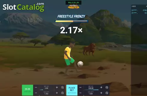Скрин3. Football Freestyler слот