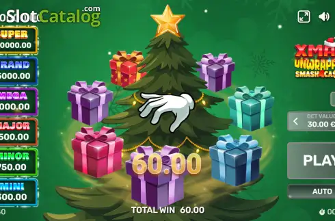 Скрин3. Xmas Unwrapped слот