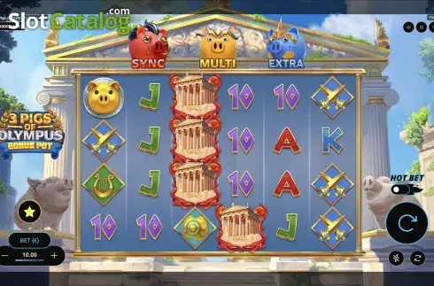 Скрин2. 3 Pigs of Olympus Bonus Pot слот
