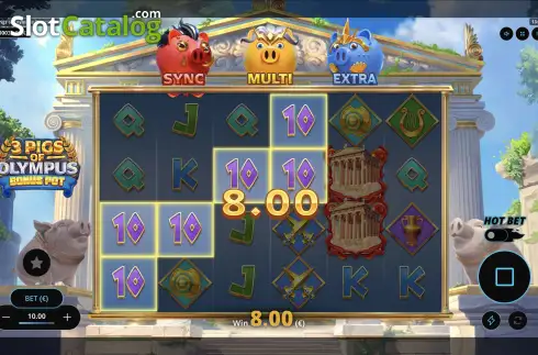 Скрин4. 3 Pigs of Olympus Bonus Pot слот